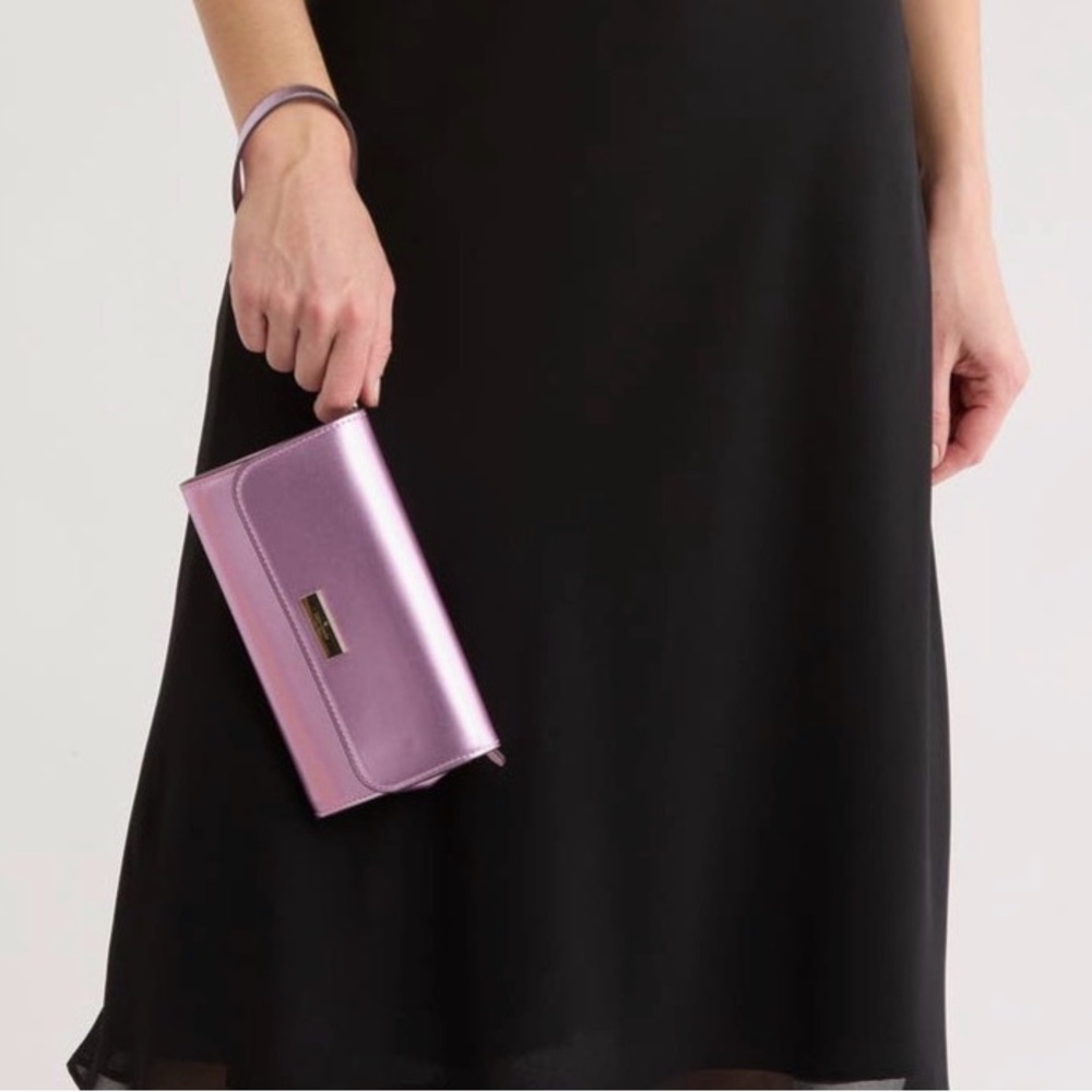 Kate Spade New York Kenzie Wristlet Wallet Quartz Pink IOB - Picture 7 of 8